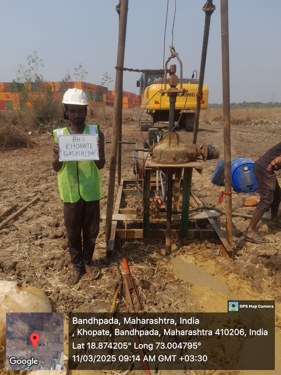 GAIL India Gas Pipeline Geotechnical Project Bandhpada Maharashtra